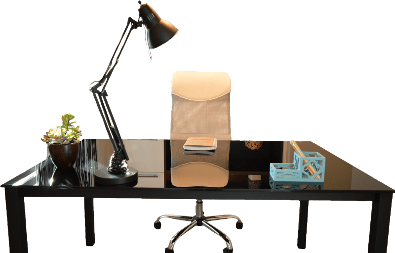 Desk chair lamp