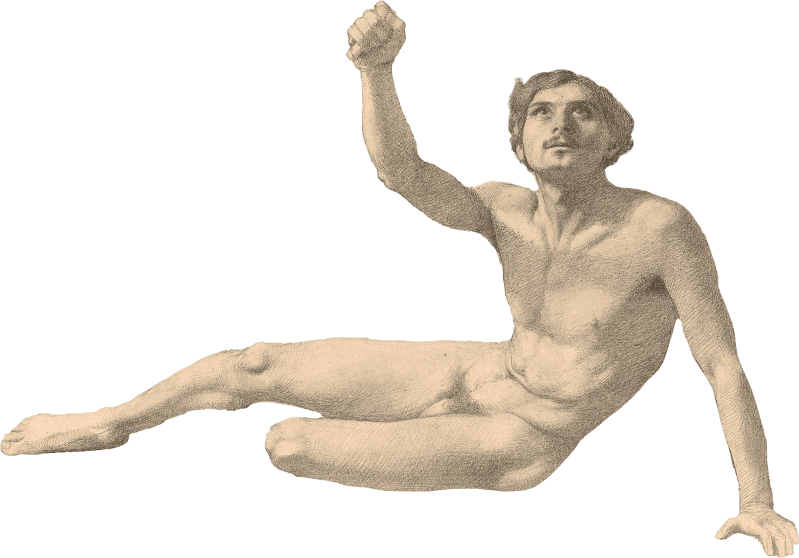 Degas study of a male nude 2013 924