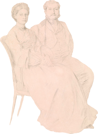 Degas portrait of m and mme paul valpincon 1985 37