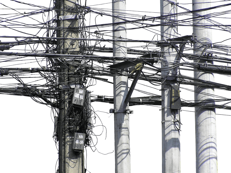Chaos jumble cable gewurstel