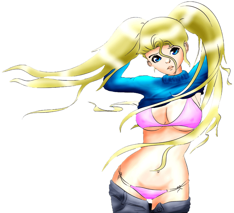 Cartoon swimwear anime fictional character