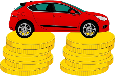 Car installment illustration