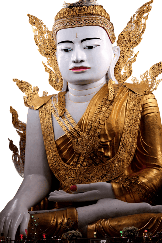 Buddha statue at nga htat gyi pagoda at yangon 10