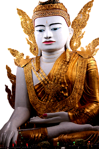 Buddha statue at nga htat gyi pagoda at yangon 10
