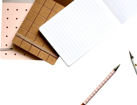 Blank notebook office