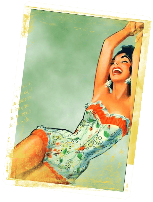 Art design pin up