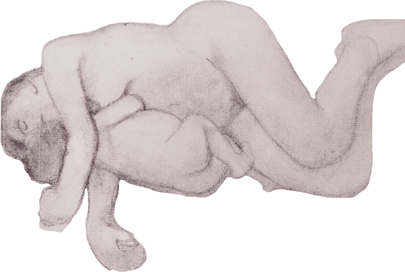 Reclining mother and child 1906