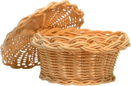 Rattan wicker container