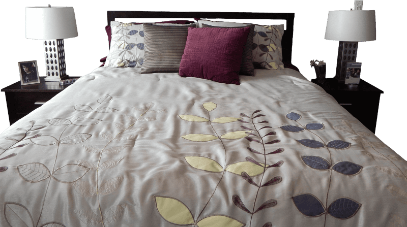 Pillows in bedroom