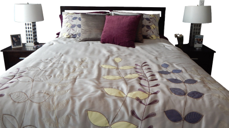 Pillows in bedroom