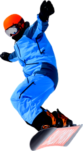 Person doing snowboarding
