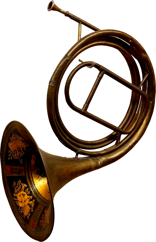 Orchestral horn made by kammerling paris france c 1830 brass casadesus collectio