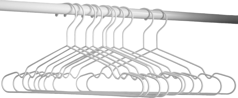 Number of empty hangers