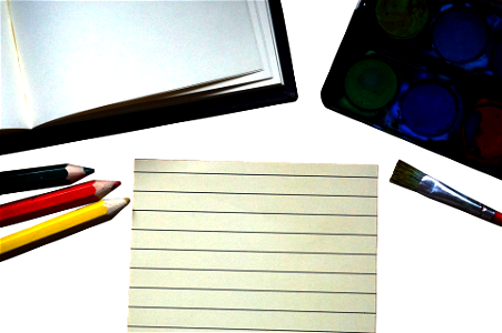 Notebook notepad paint