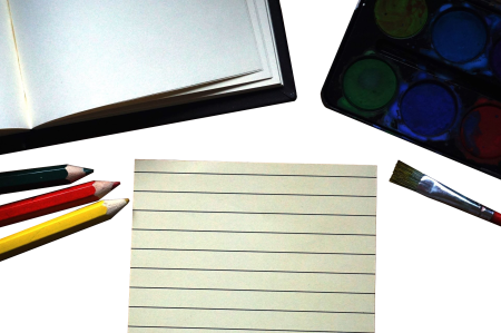 Notebook notepad paint