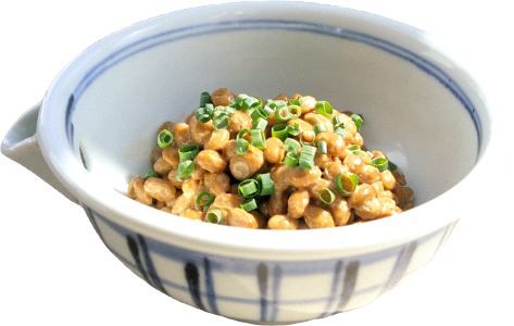 Natto fermented soybeans