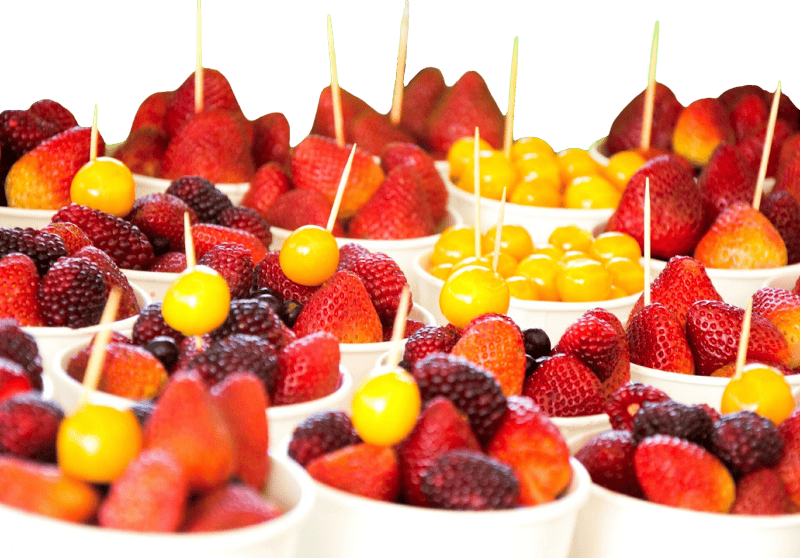 Mora strawberry fruit salad