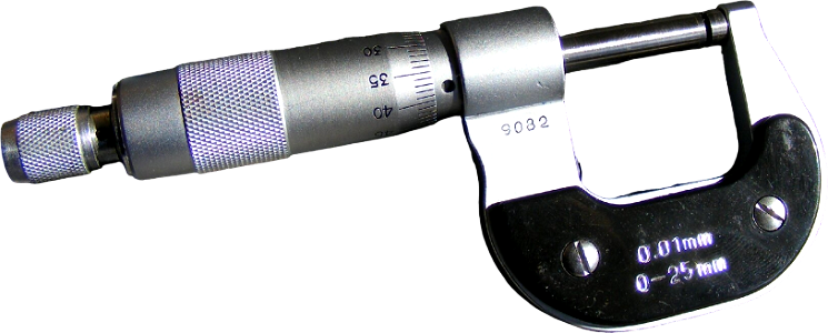 Micrometer precision screw