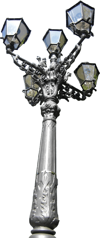 Light historically street lamp