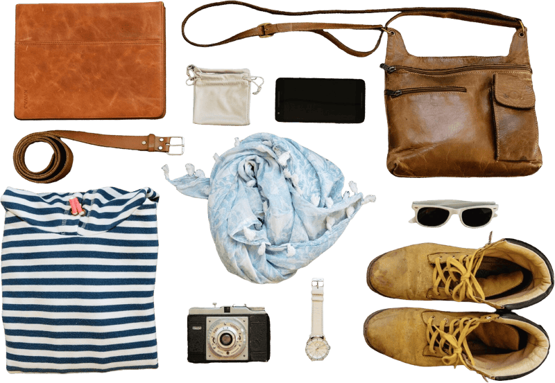 Leather goods shoes bag