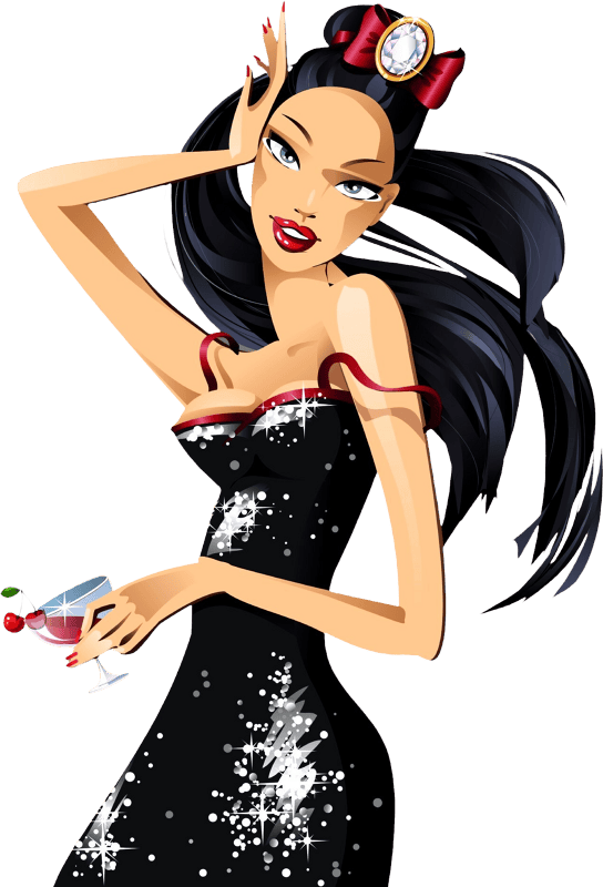 Lady young beautiful