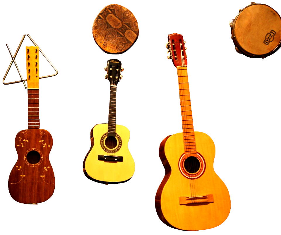 Instrument acoustic guitar brown guitar