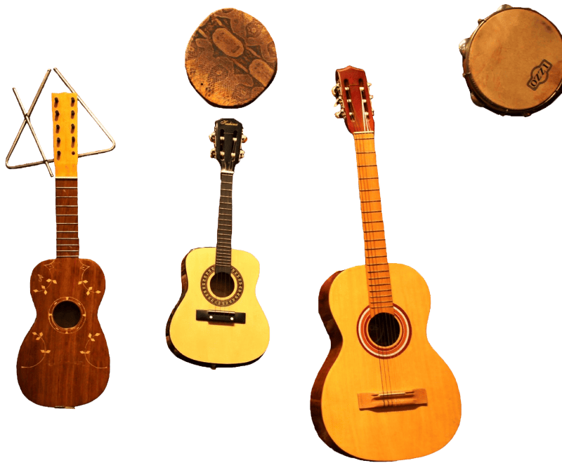 Instrument acoustic guitar brown guitar