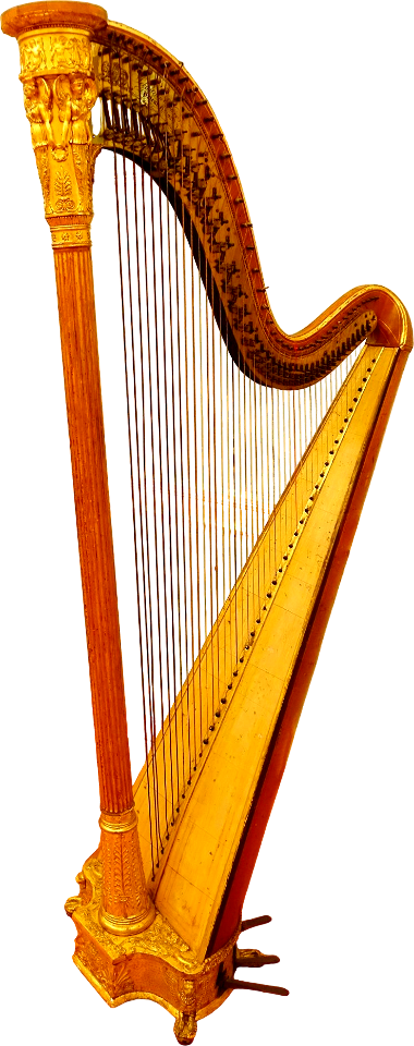 Harp by sebastian erard london 1800s museu nacional de soares dos reis porto por