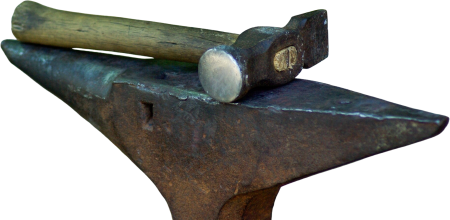Hammer anvil tool