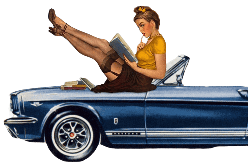 Girl sexy car