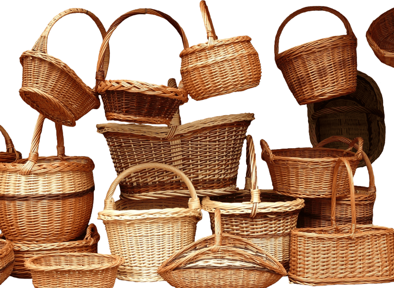 Willow braided material craft