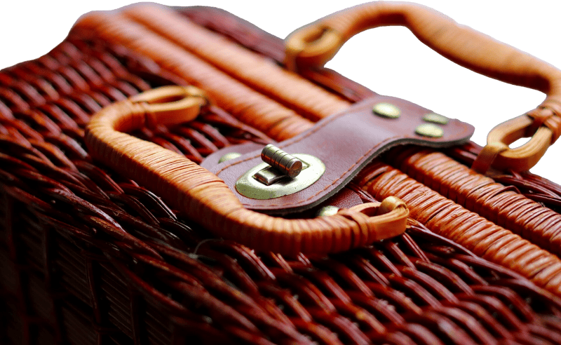 Wicker basket switching on free photos