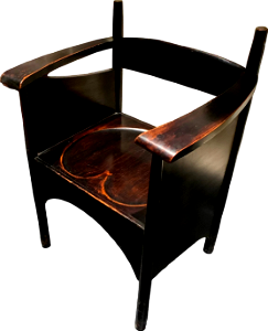 Tub armchair designed by charles rennie mackintosh photo 2
