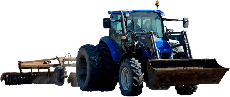Tractor using a cultipacker in gaseberg 7