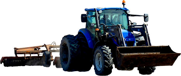 Tractor using a cultipacker in gaseberg 7