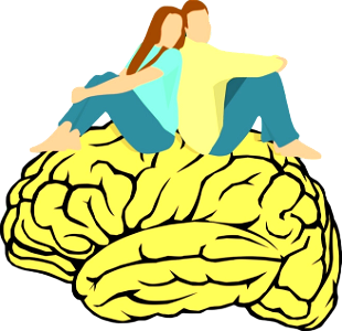 Together brain icon mind
