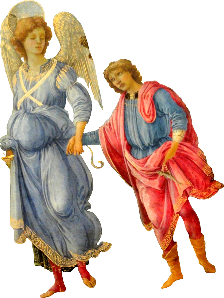 Tobias and the angel filippino lippi c 1475 1480 oil and perhaps tempera on pane