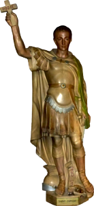Thiberville eure fr eglise saint taurin statue saint expedit