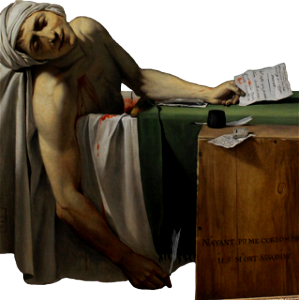 The Death of Marat Painting by Jacques Louis David