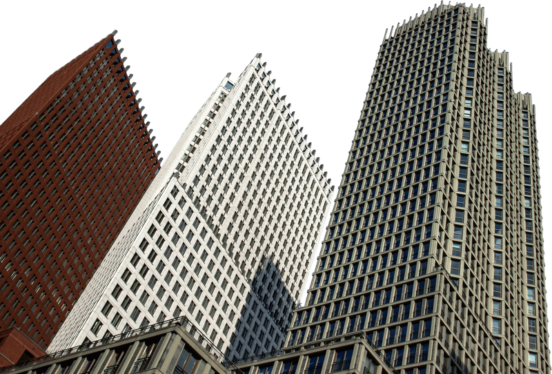 Tall towers in the hague netherlands