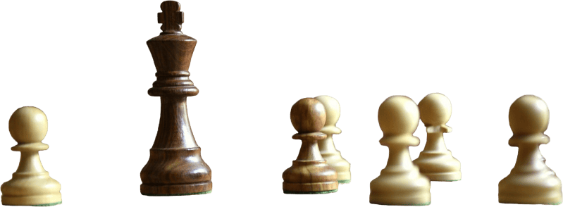 Strategy lady chess board