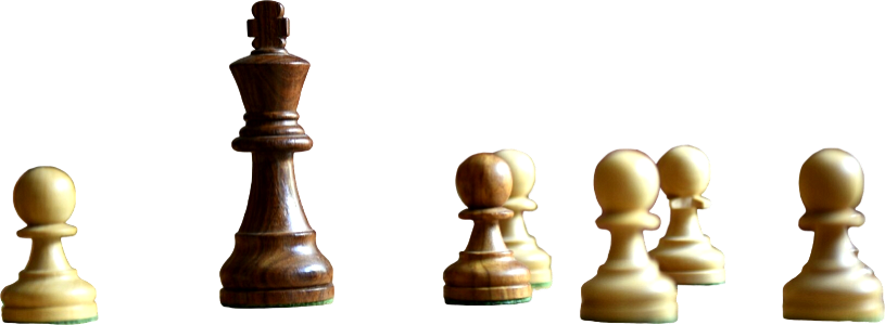 Strategy lady chess board