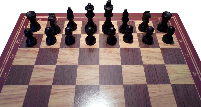 Strategy chess board chess pieces