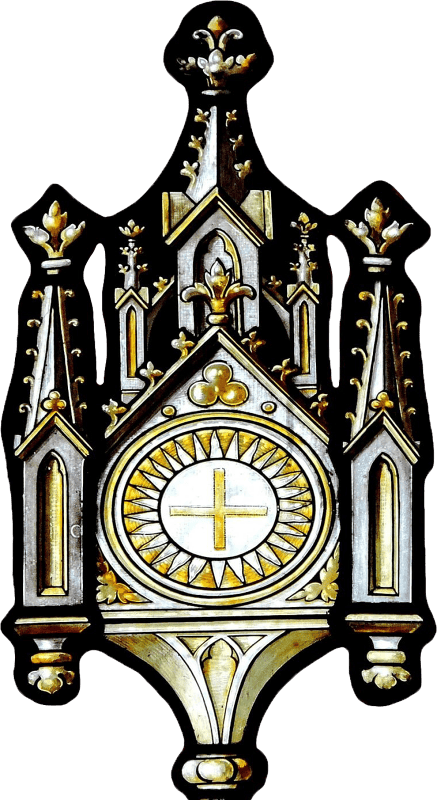 Stained glass religion church