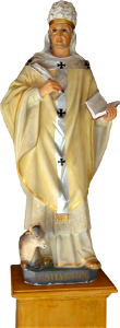 Sorbais aisne eglise saint martin statue saint sylvestre