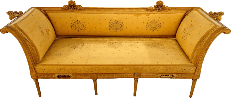 Sofa sultana real taller de ebanisteria madrid 1802 pine museo nacional de artes