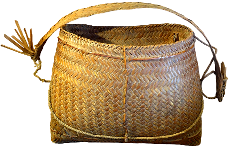 Seed basket xinh mun vietnam museum of ethnology hanoi vietnam dsc03181