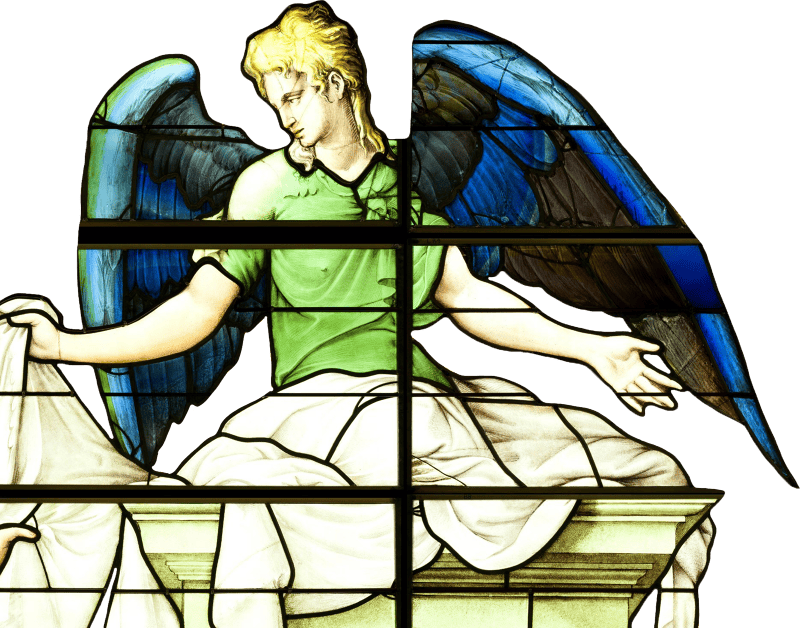 Saint chapelle de vincennes baie 5 les ames des saints criant vers dieu detail d