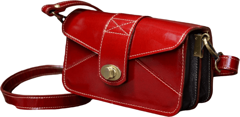 Red bag handbag