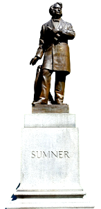 Charles sumner statue in boston public garden dsc08113